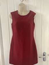 Zara ladies dress size 12 red Very Pretty New With Tags