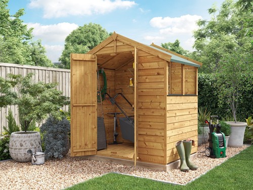 Garden Shed Apex Roof Overlap Outdoor Wooden Storage 4x6 - 16x8 BillyOh Keeper - Picture 45 of 65