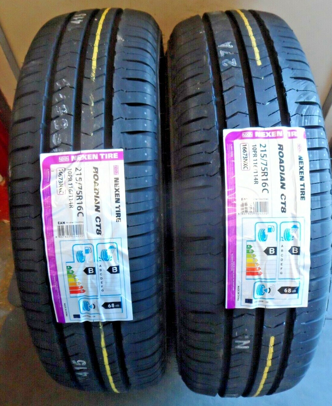 2 X 215 75 16C Nexen Roadian CT8 Commercial Van Tyre  215/75R16C 2157516C