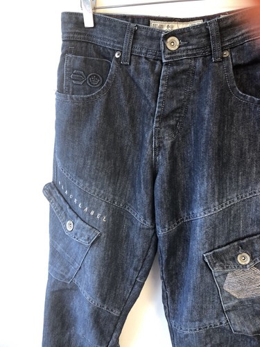 crosshatch jeans black label 30 30 Blue Straight Used - Picture 3 of 16