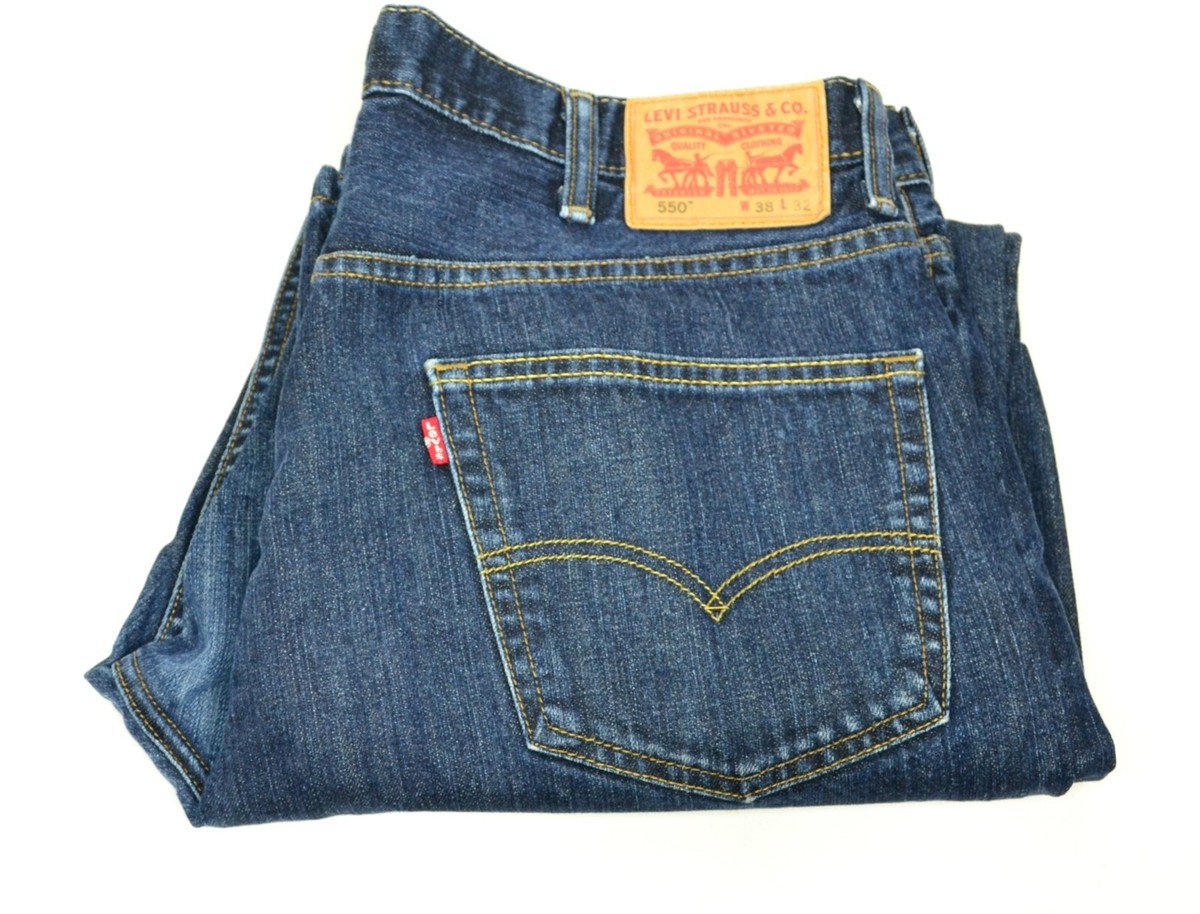 Levi's 550 ブラックデニム W38 L32 90s USA製 Levi'sリーバイス 550 ブラック デニムパンツ w38 L32