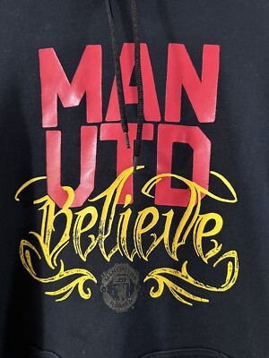 Manchester United Believe Nike Mens Hoodie - Size Medium | eBay