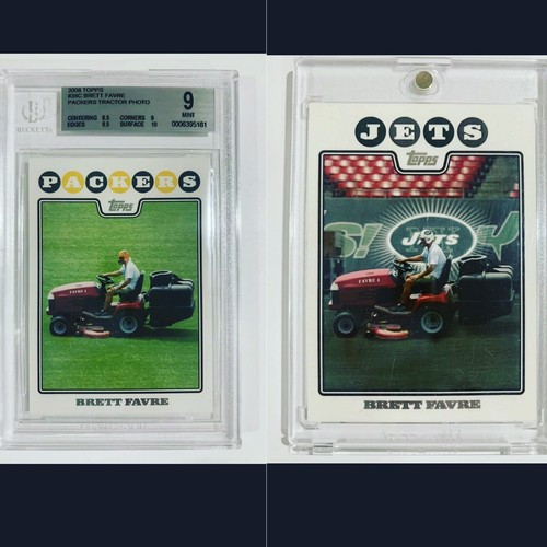 Brett Favre [Tractor Packers] #34 2008 Topps card