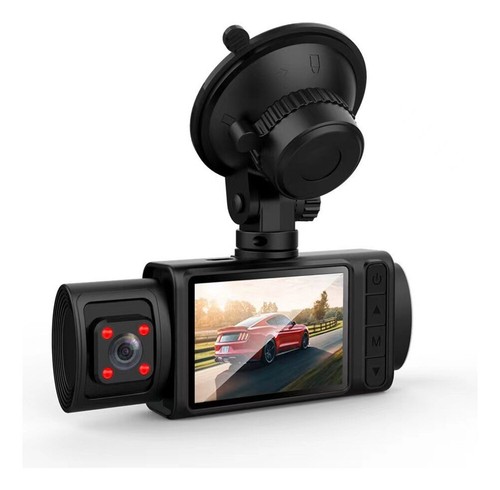 USB, AV Simultaneous Recording S11 Triple-lens Driving Recorder 2-inch HD 1080P - Picture 2 of 9