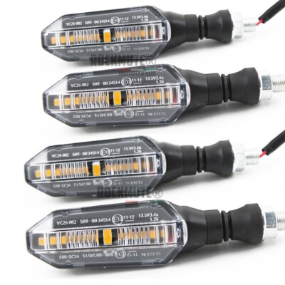 LED Front Rear Turn Signal For Z125 Z250 Z300 Z1000 KLR650