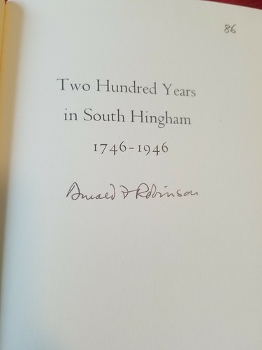 When I think Of Hingham 1976 Michael J Shilhan / 200 years South both SIGNED - Foto 8 di 9