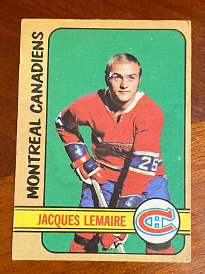 1972-73 O-Pee-Chee OPC #25 Jacques Lemaire Montreal Canadiens 