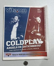 COLDPLAY Cover & Story 2008 VITA.MN MAGAZINE Minneapolis CHRIS MARTIN Parachutes