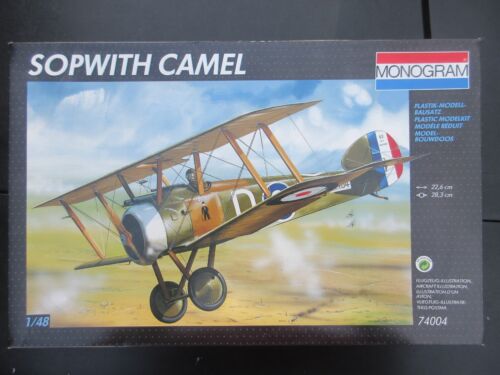MONOGRAMMA 1/48 SOPWITH CAMMELLO #74004 vintage sigillato in fabbrica