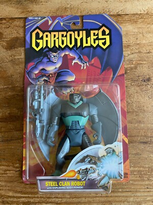 Gargoyles Steel Clan Robot 1995 Kenner With exploding body power New Excellent