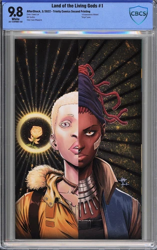 Land of The Living Gods #1 Trinity Comics 2nd Print Lee Virgin Ex - CBCS 9.8!