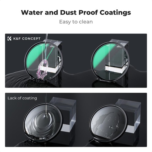 K&F Concept NANO-X 77mm Explosive-Proof MCUV Lens Protection Filter 37mm-95mm - Picture 2 of 14