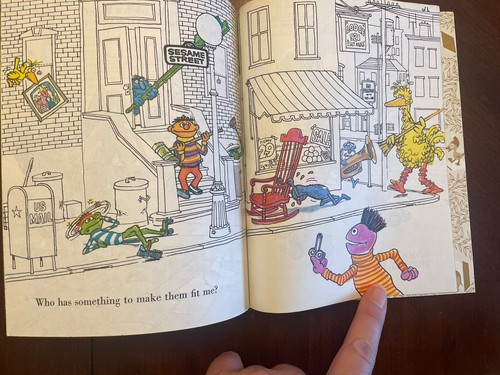 Sesame Street the Together Book Little Golden Book 14th Printing 1970s Big Bird - Picture 9 of 10