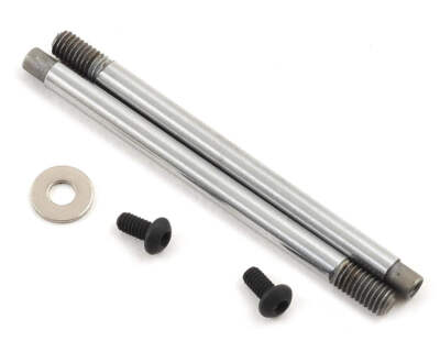 3X23 SHOCK SHAFT V2, CHROME Factory Team by Associated Electronics
