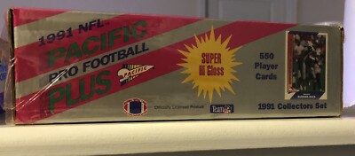 1991 Pacific Plus Pro Football Complete Set 550 Cards  Premier Edition