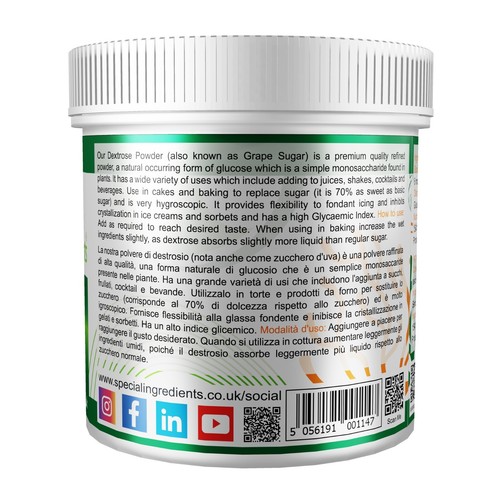 Dextrose Powder - Premium Quality Non-GMO Gluten Free Vegan Friendly - Picture 12 of 21