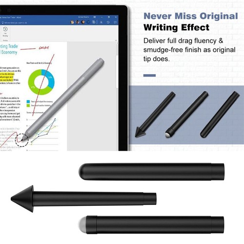 3Pcs Stylus Pen Tip Kit HB 2H H for Microsoft Surface Pro 7/6/5/4/Book/Studio/Go - Photo 3/6