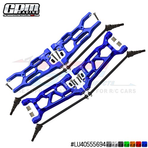 GPM Alu front/rear lower swing arm+cardan for LOSI 1/10 LASERNUT TENACITY ULTRA4 - Picture 7 of 20