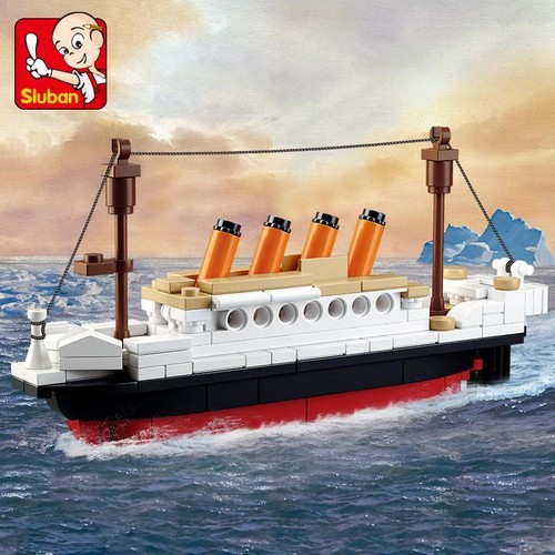 194pcs City Rms Titanic Ship Boat Model Building Blocks Sets Diy Creative Bricks - Picture 12 of 24