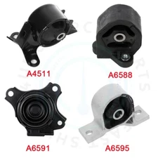 Front Left Rear Engine Motor Mount & Auto Transmission For 01-05 Honda Civic 1.7