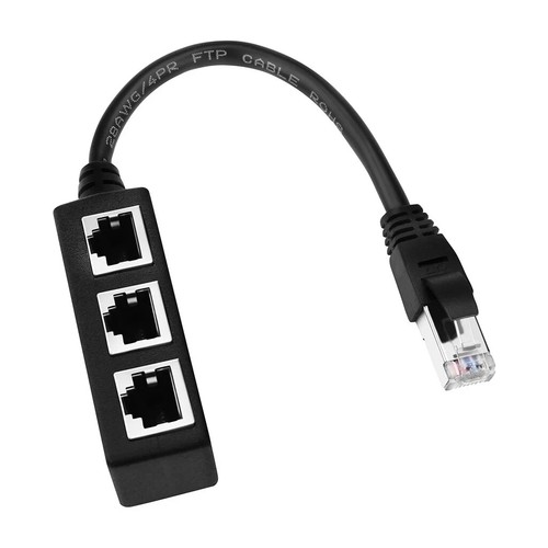 DOONJIOY RJ45 ETHERNET 3 WAY ADDAPTER - Afbeelding 4 van 6