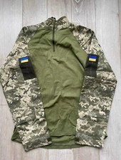 Ukrainian Army Military Uniform Combat Shirt UBAKS Pixel T-shirt Jacket