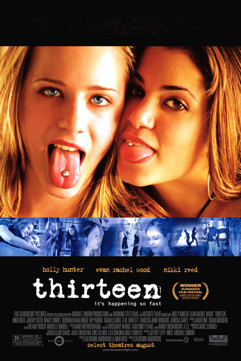 Thirteen Movie Poster Holly Hunter Evan Rachel Wood | eBay