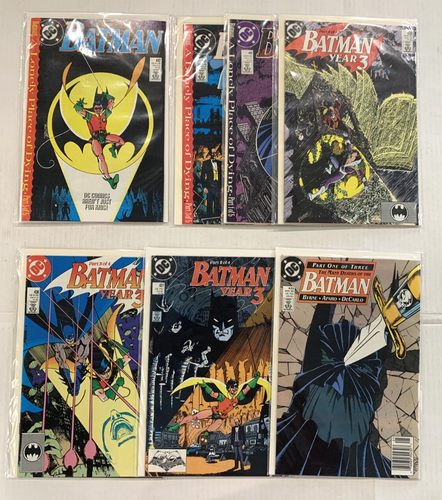 Batman #433, 437, 438, 439, 440, 441, 442! 1989! 1st Tim Drake as Robin!