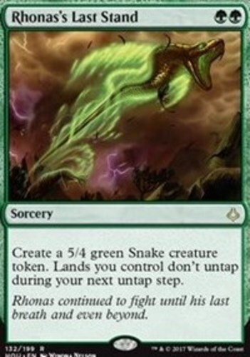 x1 Rhonas's Last Stand R MTG Hour of Devastation M/NM, English - Picture 1 of 1