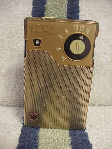 Hitachi TH-666 Transistor Radio AM Radio 1958 Serviced Works Good! Vintage VTG
