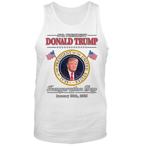 Donald Trump 47th President Inauguration Day Political Tank Top - Bild 7 von 8