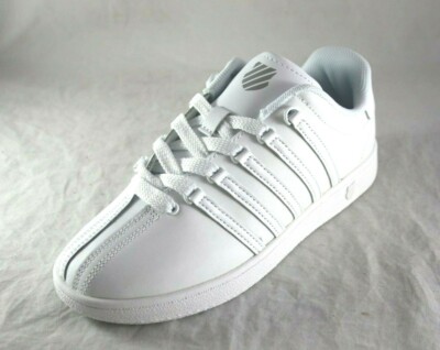 K SWISS CLASSIC VN VARSITY LOW 83343-101-M WHITE/WHITE | eBay