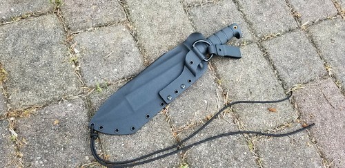 Fodero Kydex personalizzato per coltello ONTARIO SP-10 RAIDER BOWIE e DANGLER, stile TACO - Foto 10 di 12