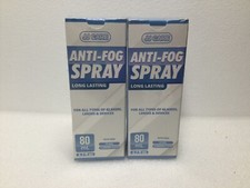 2 x Anti Fog Spray for Glasses Cloth Included for Glasses,Goggles,Diving, Swim