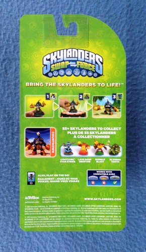 FIGURA 2013 COUNTDOWN SKYLANDERS SWAP FORCE SIN USAR EN PAQUETE 3 PULGADAS - Imagen 2 de 2