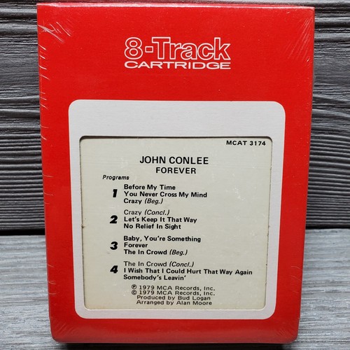 John Conlee - Forever - 8 Track - New / Sealed - Foto 2 di 4