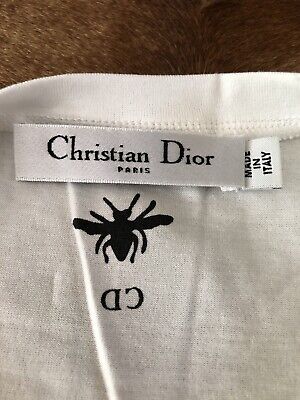 Christian Dior J'ADIOR Embellished Logo Tee Shirt Top Large Christian Dior J'ADIOR Embellished Logo Tee Shirt Top Large