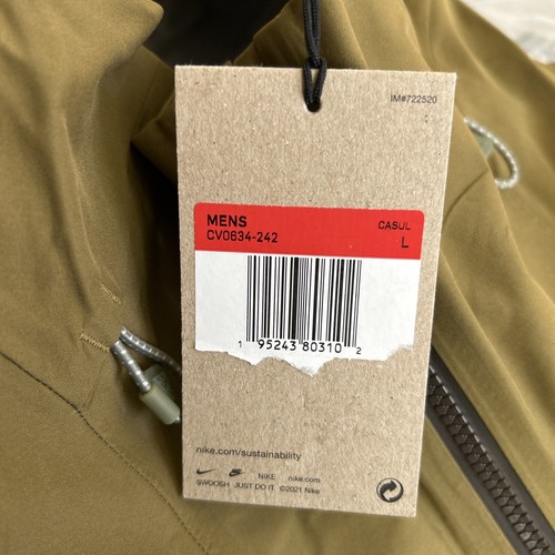 Nike ACG Gore-Tex Misery Ridge Jacket Olive Green Mens Sz Large CV0634-242 - Picture 5 of 5