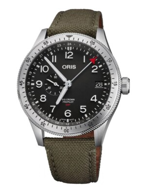 Oris Big Crown Propilot GMT Uhr 01 748 7756 4064-07 3 22 02LC - Neu & OVP