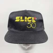 Slick 50 Engine Oil Treatment Black Hat Snapback Adjustable Cap OSFM