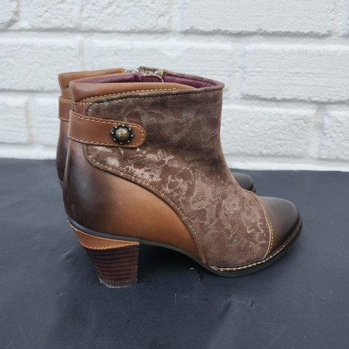 LARTISTE, SOCUTE TP, Taupe/Brown Spring Step Boots Size EU 37 (US 6.5-7) - Picture 4 of 19