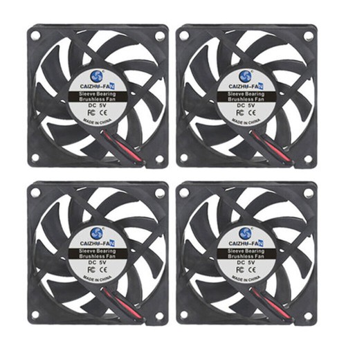 12V Lüfter Gehäuselüfter für PC Computer 80mm 70/60/50/40/30/25mm leise FAN