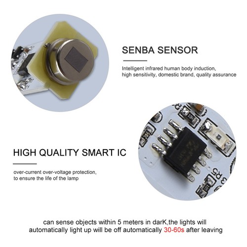 E27 Led Light Bulb 12w 15w 18w Motion Detector Warm White Lamp Pir Sensor Smart - Picture 3 of 11