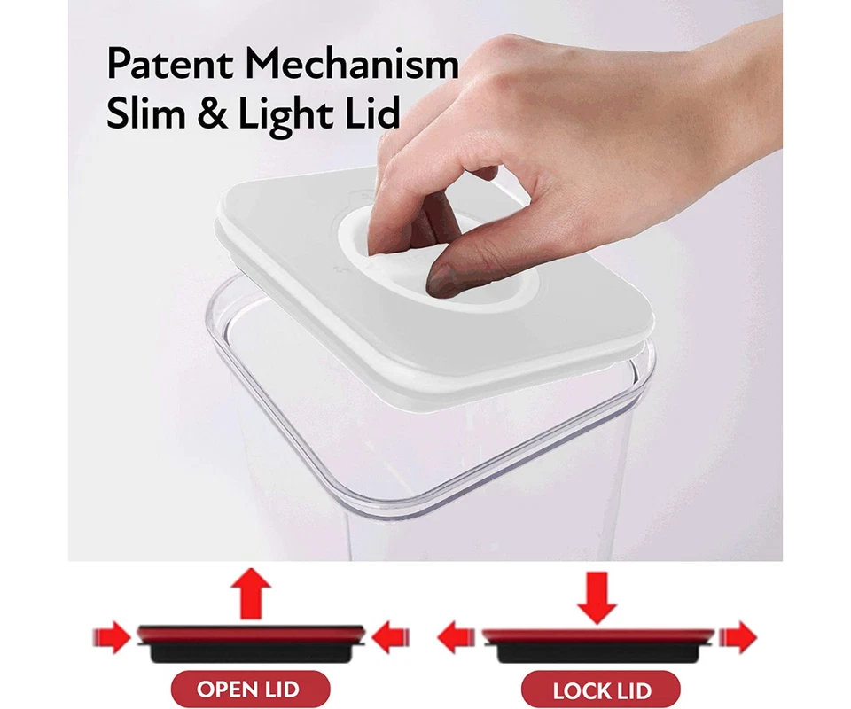 Neoflam 16 Set Kitchen Pantry Airtight Smart Seal Dry Food Storage Container - Image 4 of 4