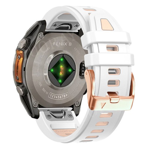 Correa de silicona Quickfit para Garmin Fenix 5S 6S Pro 7S Solar 8 Mk3 Mk3i 43 mm - Imagen 59 de 69