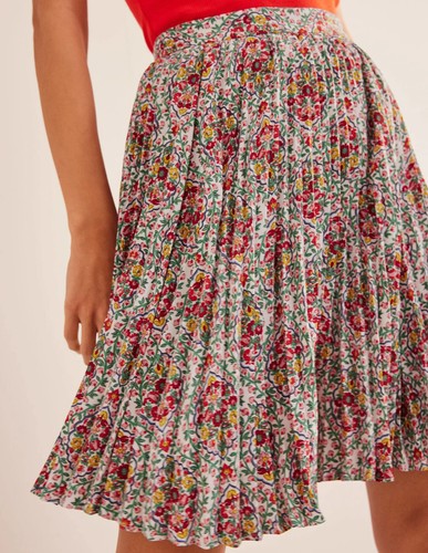 Boden - Mini Pleated Skirt - Rock - UK 8 EU 34/36 - Bild 4 von 13