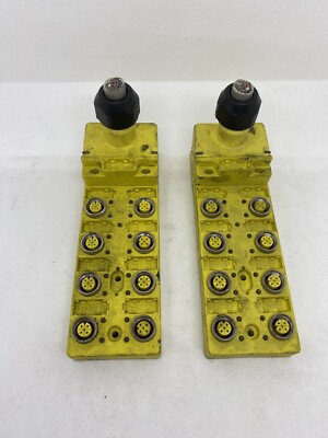 2x Brad harrison actuator sensor box mpis system aktor aktuator Gelb Industrie