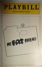 MY FAT FRIEND - PLAYBILL - OPENING NIGHT, MARCH 31, 1974. LYNN REDGRAVE