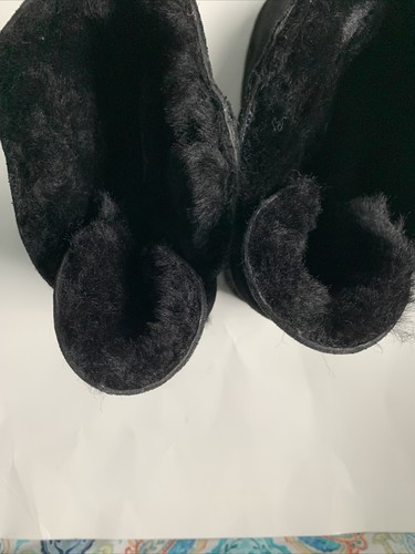 NEW WOMENS SIZE 9 BLACK KOOLABURRA BY UGG REMLEY SHORT SUEDE BOOTS 1105792 Box - Picture 11 of 12