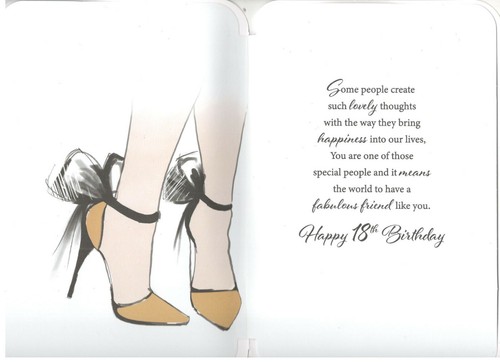 Karte zum 18. Geburtstag für Freundinnen mit Verwandten. Tochter, Enkelin, Schwester - Bild 28 von 40